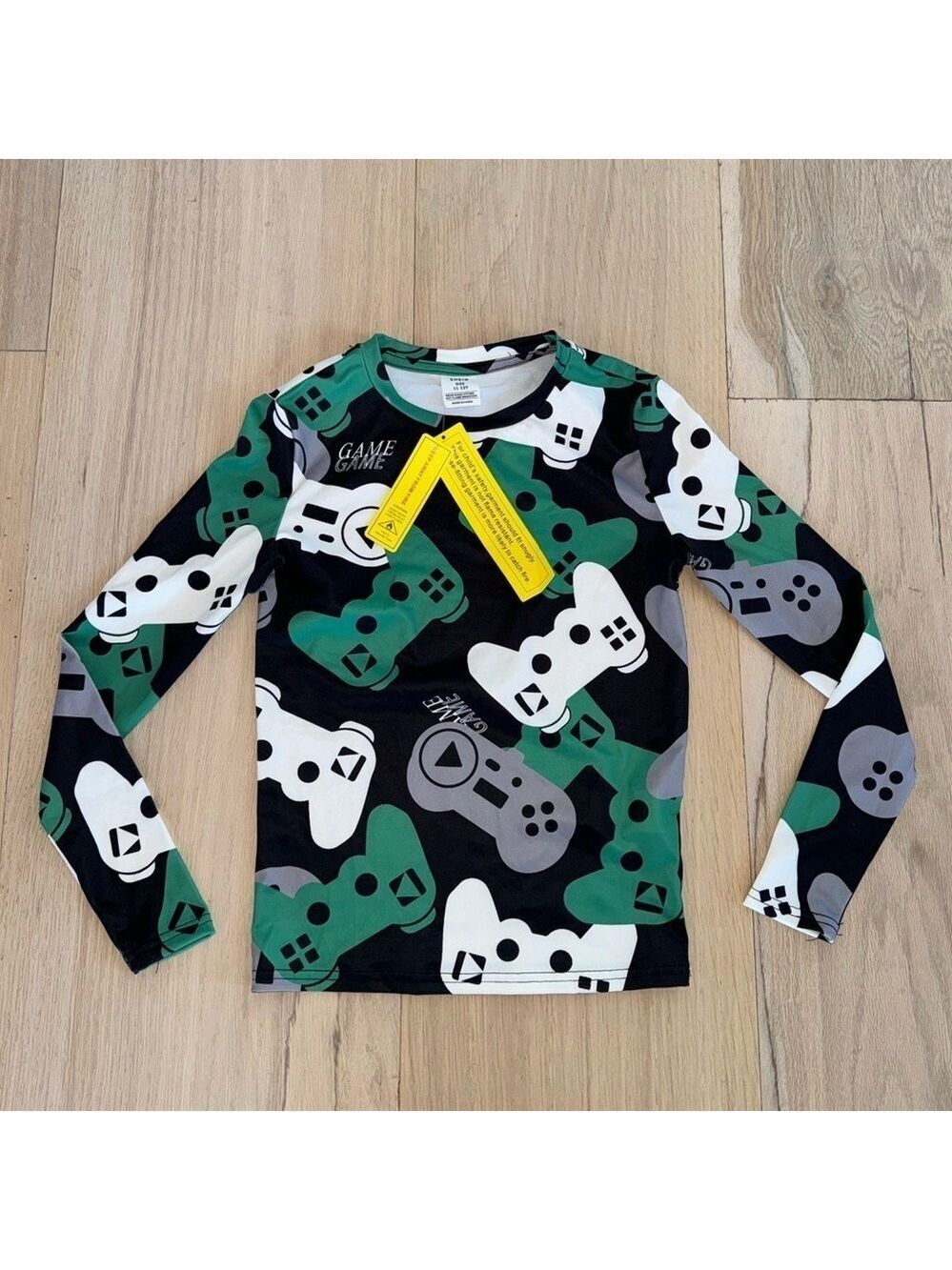 SHEIN Long Sleeve Shirt Size Youth 11-12 Years NWT